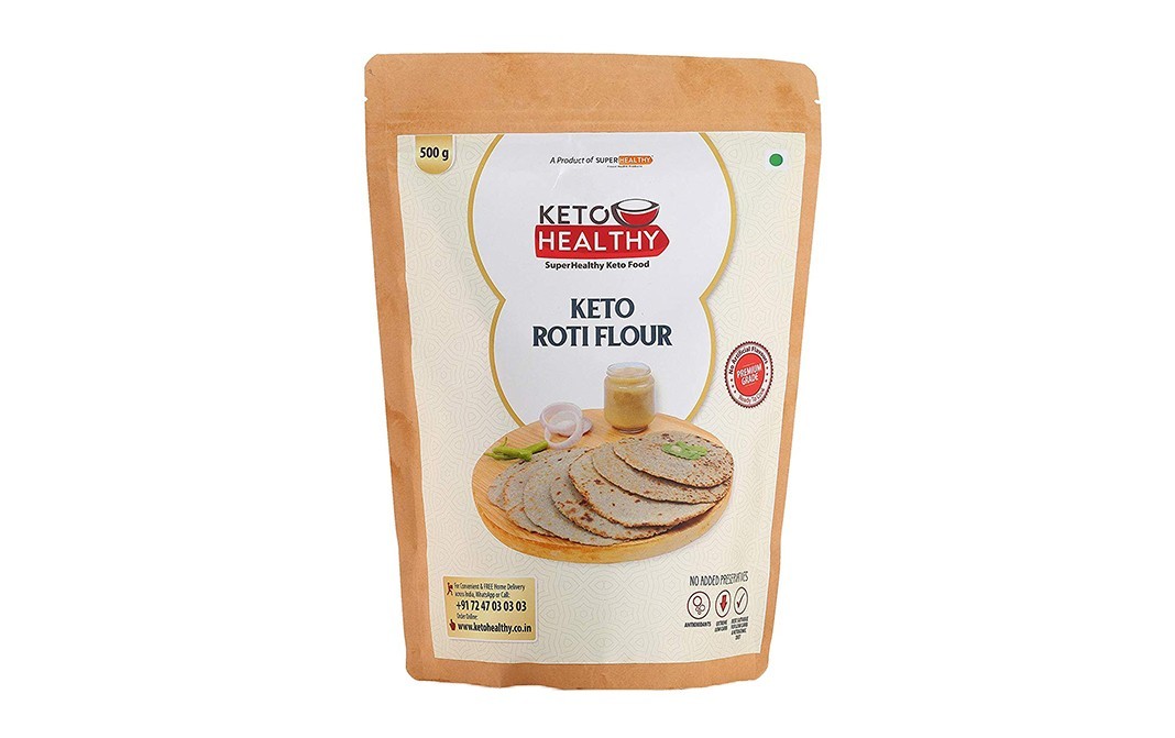 Super Healthy Keto Roti Flour    Pack  500 grams